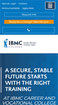 Mobile Screenshot of m.ibmc.edu