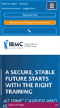 Mobile Screenshot of ibmc.edu